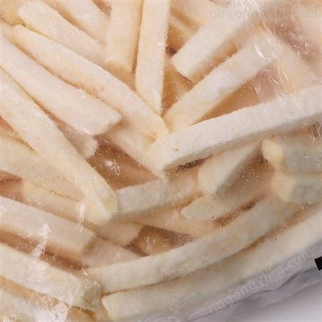 雪川粗薯条8028 冷冻3/8裹粉粗薯条 油炸薯条快餐原料小吃2kg