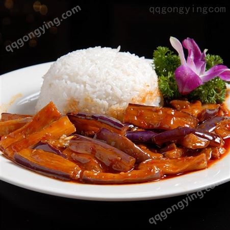 伍氏鱼香茄子简餐料理包 中餐方便菜 成都中餐餐包中式快餐