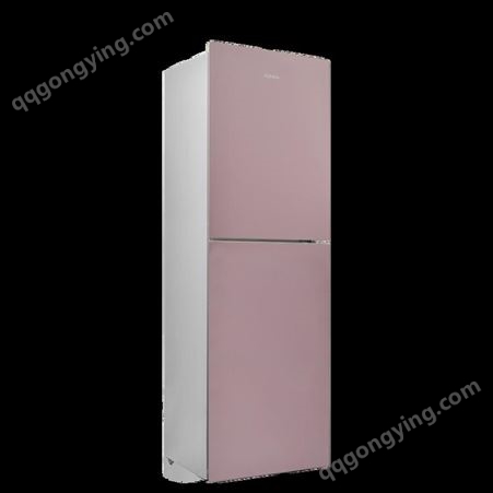 康佳 248升双门小型电冰箱 风冷无霜 家用两门 钢化玻璃面板