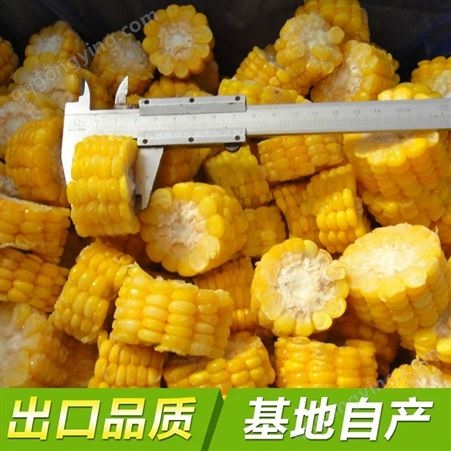 供应速冻冷冻单冻IQF 甜玉米粒 低温储存 脱水蔬菜加工