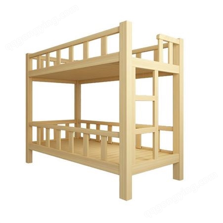蒙诚 儿童实木床 单人床 优选木材健康环保拆装方便牢固度高