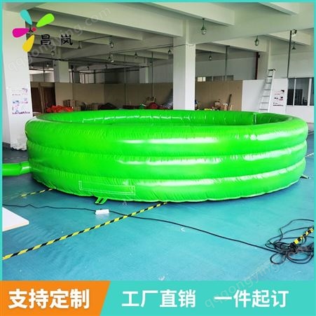 昌岚 斗牛机充气气垫 公园游乐设备 供应防护气垫 充气玩具厂家