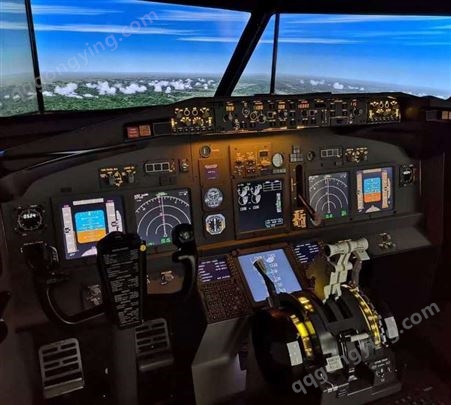 雅创 模型飞机飞行模拟器 科技馆 出租737飞行模拟装置