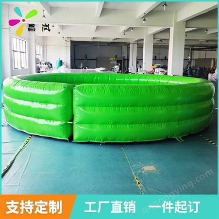 昌岚 斗牛机充气气垫 公园游乐设备 供应防护气垫 充气玩具厂家