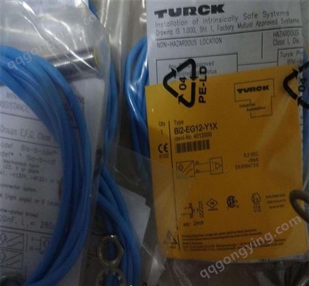 原装TURCK图尔克电容接近开关 BI5-G18-Y1X传感器现货