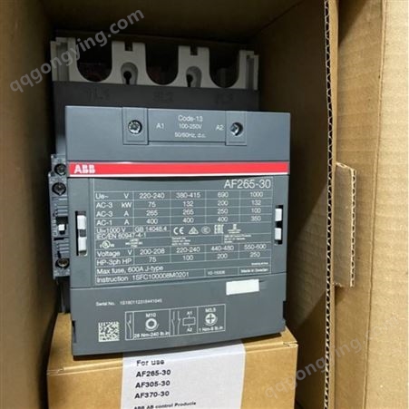 ABB交流接触器A50D-30-11原装A63D/A75D/A95D/A110D-30-11 AC2