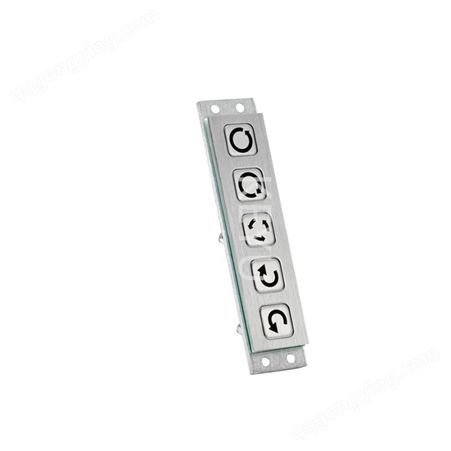 深圳厂家供应长条形4个按键不锈钢功能侧键条矩阵扫描键盘KY2026