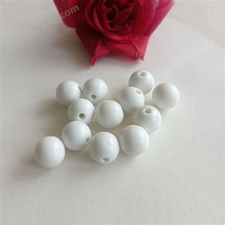 手链项链DIY 锗石托玛琳远红外负离子圆珠 会销用品 高温陶瓷珠