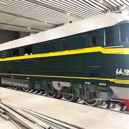 火车餐厅 天贝龙定制 十五米大型火车头加二十米怀旧火车厢模型