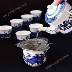 骨瓷茶具水具套装 定制功夫茶杯壶创意商务活动伴手礼品