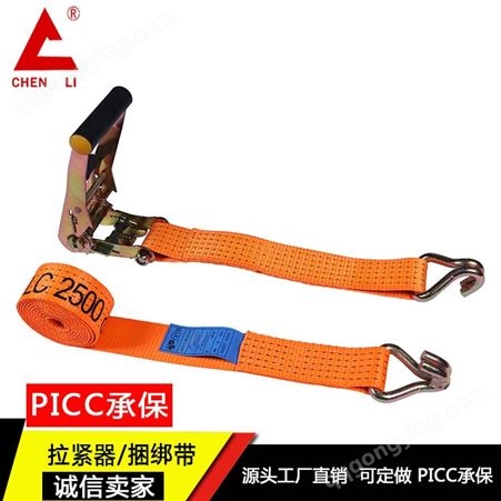 不锈钢拴紧器定制棘轮捆绑器50MM宽涤纶织带