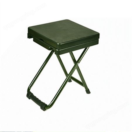 户外单人作业训练桌椅 野外多功能折叠椅户外吹塑便携写字椅