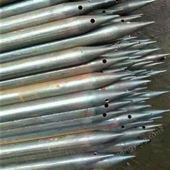 华禄 组装便捷Q235焊接角铁钢花管 钢注浆管供应
