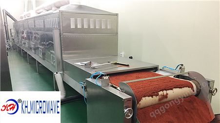 科弘 全自动辣椒粉杀菌机 快速杀菌设备 定制微波设备 穿透式干燥设备