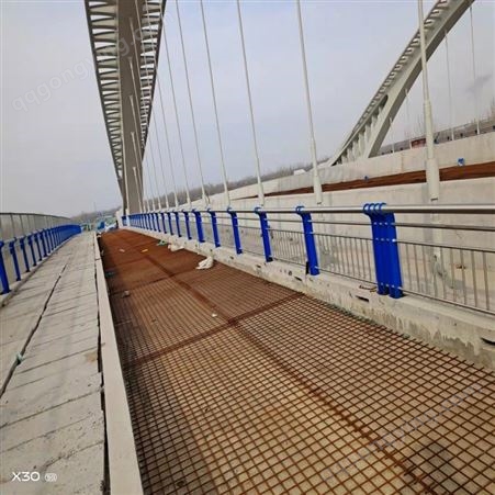 桥梁防撞护栏 201/304不锈钢复合管景观河道栏杆 免费咨询