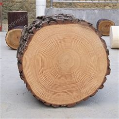松木墩子 木桩原木 实木 根雕凳子 大板底座小木墩树墩花架