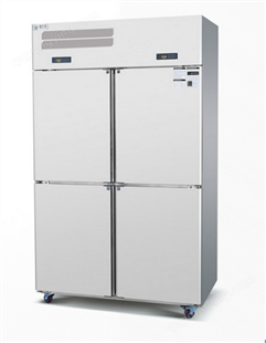雪立方 QDL4 四门冰柜冰箱 酒店厨房餐饮设备冷冻冷藏商用冰柜