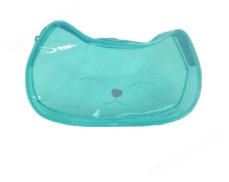 猫形透明袋-手拿小号透明防水随身携带收纳包-化妆包