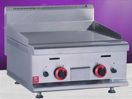 宏新厨具 商用不锈钢大容量标准款炒菜 台式平扒炉