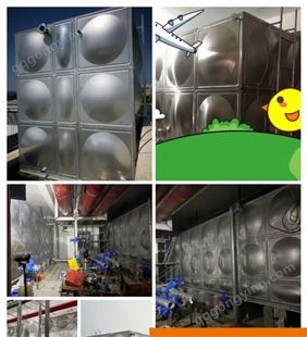上海不锈钢水箱厂： 选（上大）组合式消防保温型、 圆柱形