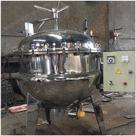 迈泰轻工机械 蒸煮锅 可倾式蒸汽夹层锅 肉制品卤煮锅