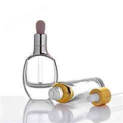 厂家批发 精油滴管瓶 便携化妆品分装瓶 精华原液调配空瓶 玻璃瓶 可定制