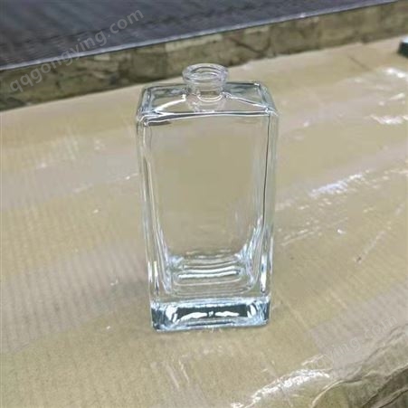 150ml透明玻璃瓶 精华液精油瓶化妆品滴管扁平肩套空瓶子
