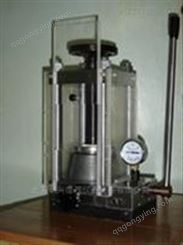 北京现货手动防护型粉末压片机一体式油压机
