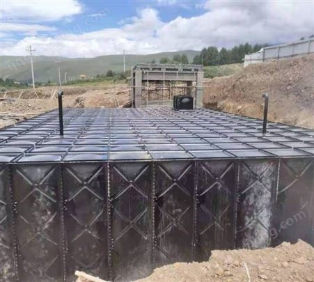 装配式地埋水箱BDF一体化无焊接抗浮地埋泵站