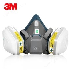 3M6502配6002防毒面罩防酸性气体面具硫化氢氯气二氧化硫面具