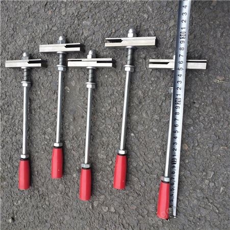 2/4/6/10mm道岔密贴检测锤钢轨检查锤铁路复合检查尺轨缝检验锤