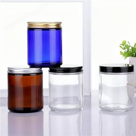 定制玻璃蜡烛罐蜡烛台玻璃包装制品厂家公司