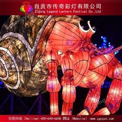 彩灯动物园卡通主题类螃蟹灯设计制作大型花灯展