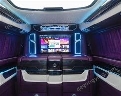 商务车改装威暮光紫车顶灯定制方案鹏程改装内饰