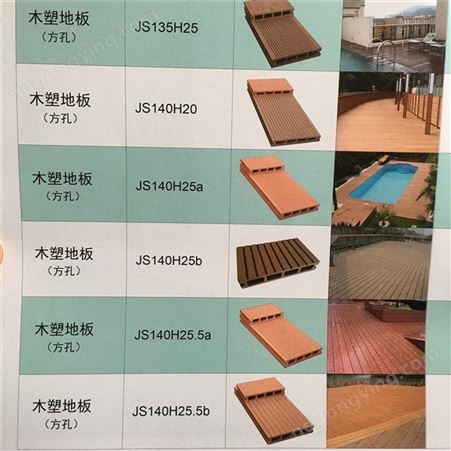 工厂供应 木塑地板 游泳池地面 防水不易滑 木塑拼装地板采购