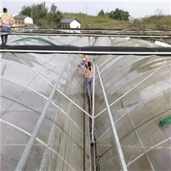 永秀 玻璃温室大棚 坡度小方便清洁维护