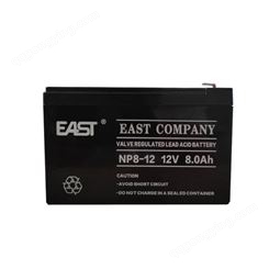 易事特蓄电池NP8-12 储能电瓶12V8AH应急照明系统UPS电源安防监控
