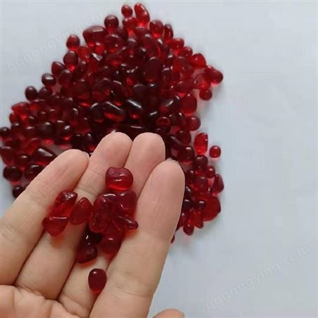 透明红色玻璃珠饰品批发-河北厂家-石诚矿产品-颜色齐全