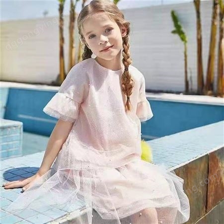 时尚韩版短袖 2021夏季新款 小黄鸭童装 童装批发货源
