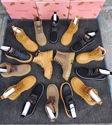 新款的大黄马丁靴 棉鞋大厂品质 精品彩盒包装 上真线 鞋子批发