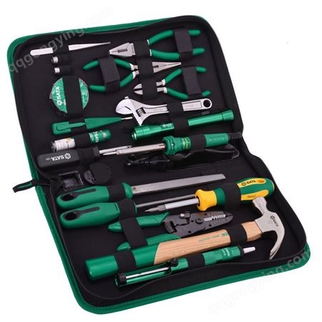 世达（SATA）03780工具组套25件基本电工维修工具包家用组合工具