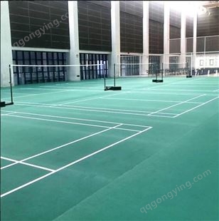 天津篮球场地胶施工羽毛球地板乒乓球防滑荔枝纹水晶纹幼儿园地面