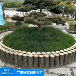广州市混凝土仿木桩 广州水泥仿木桩厂 3米4米仿木桩 好家园
