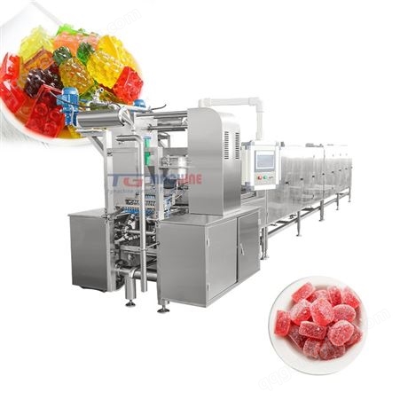 GD150Q软糖浇注生产线 夹心糖果 明胶QQ糖 维生素软糖浇注设备