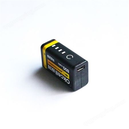 欧荷9V400mAh充电锂电池 用于玩具遥控器 喷雾器 万用表 无线话筒