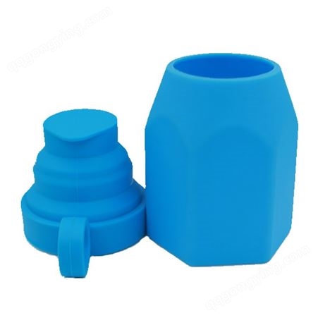 大容量可折叠硅胶运动水杯骑行防摔水瓶健身多功能水壶现货伸缩杯