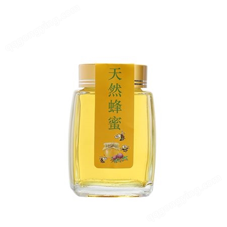 蜂蜜瓶一斤装带盖加厚玻璃密封罐包装储物罐果酱分装蜂蜜专用罐子
