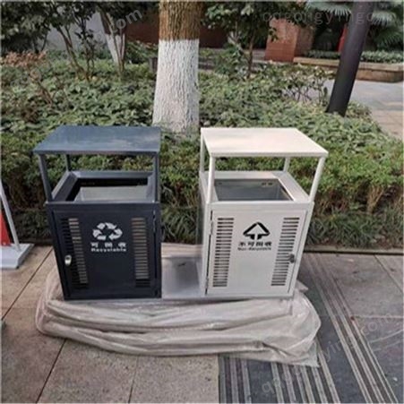 重庆不锈钢喷塑垃圾桶、不锈钢分类垃圾桶、室外钢制垃圾箱